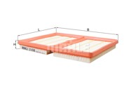 MAHLE Filter zraka AUDI LX 4246 A3 III 1.0TFSI 115HP