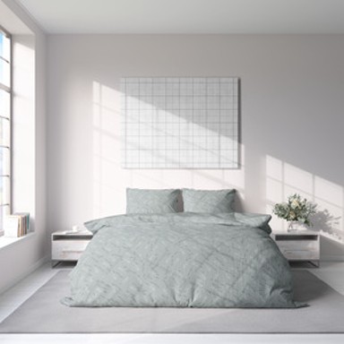 ESSENZASLEEP Posteljina Adela, 200 x 200 cm, mint cvijeće