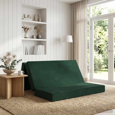 Sofa na razvlačenje, 140 x 67 x 45 cm, tamnozelena