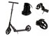 Romobil sklopivi 200 mm, 95-105 cm, crni