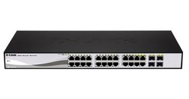 D-LINK Switch DGS-1210-28P, 28-Port, Gigabit Ethernet