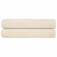 Ručnici za saunu 2 kom krem 80x200 cm 360 gsm 100 % pamuk