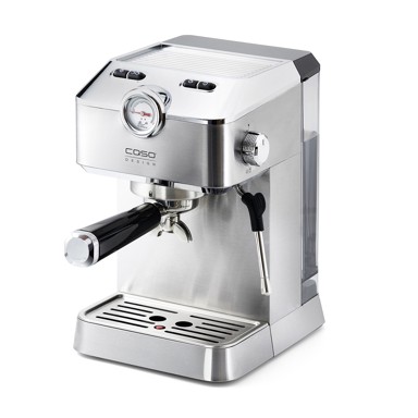 CASO DESIGN Aparat za kavu Espresso Gourmet, 1100W, 19 bara, 1.5 l, srebrni