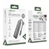 ACEFAST USB-C docking stanica J16, 5-u-1, 3 x USB-A 3.0, USB-C PD 90 W, HDMI 3840 x 2160 60 Hz, siva