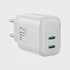 JOYROOM Punjač 2x USB-C 20W PD / QC 3.0, bijeli, model JR-TCF12