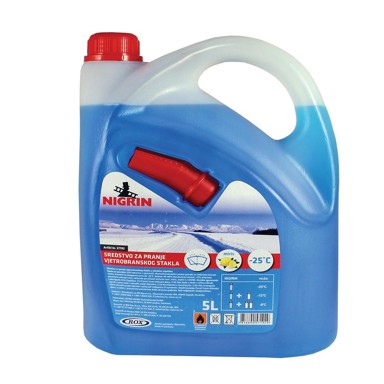 NIGRIN Tekućina za pranje stakla -25°C 5l