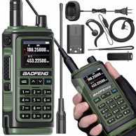 DEXXER Radio stanica punjiva ručna prijenosna LED LCD PMR VHF/UHF
