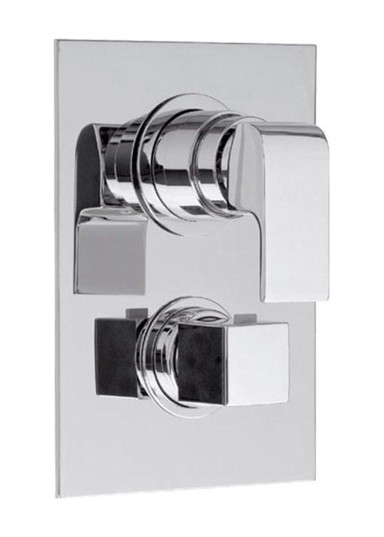 SAPHO Ugradbena termostatska tuš miješalica DIMY, 3 izlaza, krom