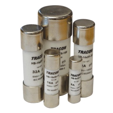 TRACON Cilindrični osigurač HBM 22 x 58 mm, 63 A, aM