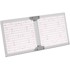 HILLVERT Lampa za rast biljaka punog spektra, 60 x 24 cm, 468 LED, 220 W, srebrna