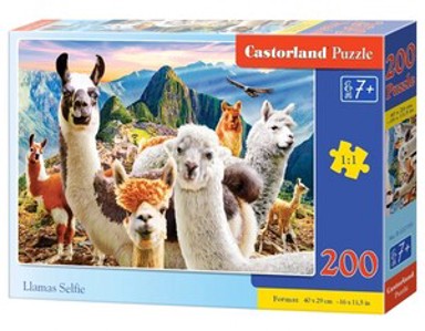 CASTORLAND Puzzle Selfie ljama, 200 kom