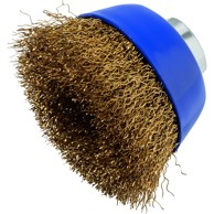 LUX TOOLS Četka za bušilicu lonac mjed 65 mm 14