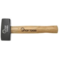 TOP TOOLS Dvostruki čekić za kamenoklesarske radove 1 kg, crno