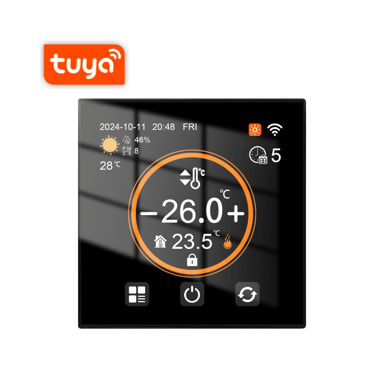 BOT WiFi sobni termostat Tuya RTL5, 3A, crni