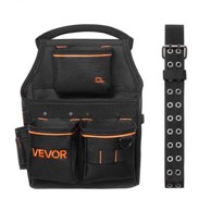 VEVOR Torba za alat s pojasom, 14 džepova, podesivi struk, 83 x 127 cm, crna