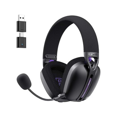 HAVIT Gaming slušalice Fuxi-H3 Plus, bežične/žične, Bluetooth, crne
