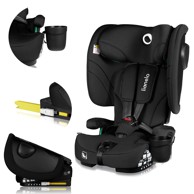 LIONELO Autosjedalica Nelly I-Size Black Carbon, 9 - 36 kg, 76 - 150 cm