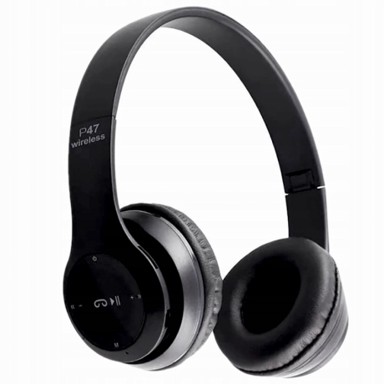 MG Bežične slušalice P47, Bluetooth, crne