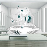 Foto tapeta Corridor of Geometry 100x70