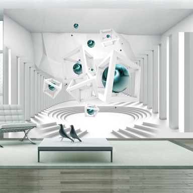 Foto tapeta Corridor of Geometry 100x70