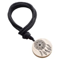 DOUCEUR D'INTÉRIEUR Kopča Judy drvena/tekstilna za zavjese