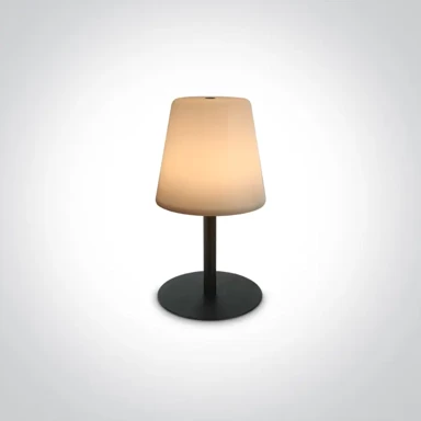 Vanjska stolna svjetiljka, LED, 2W, 3000 K, 80 lm, IP44, USB, punjiva, dimm, DM61084/B#, crna