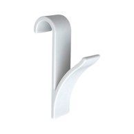 WENKO Bijele plastične viseće kuke u setu 2 kom