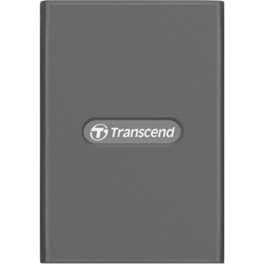 TRANSCEND RDE2 vanjski čitač memorijskih kartica USB 3.2 gen. 2, SD siva