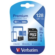 VERBATIM Memorijska kartica microSDXC, 128GB, 44085 blister pakiranje