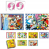 CLEMENTONI Edukativni set Edukit 4 u 1 Disney Classics, crtići