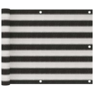 Balkonski zastor 75 x 500 cm antracit, HDPE