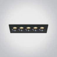 ONE LIGHT Ugradbena led svjetiljka/3000k crna dm50012h/b/w