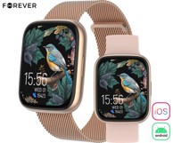FOREVER ForeVigo 4 SW-330, AMOLED, BT 5.4, Android + iOS, IP68, Rose Gold