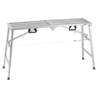 VEVOR Radna platforma podesive visine, 1450x495x700 mm, sklopive ljestve
