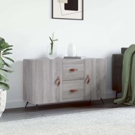 Komoda 100 x 36 x 60 cm, konstruirano drvo, sivi hrast sonoma
