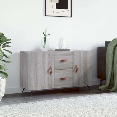 Komoda 100 x 36 x 60 cm, konstruirano drvo, sivi hrast sonoma