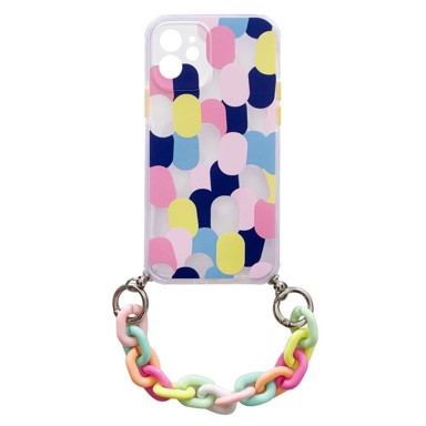 HURTEL Futrola Color Chain Case, za Samsung Galaxy A72 4G, gel, lančić, višebojna