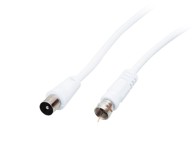 BLOW Antenski kabel F na IEC muški 3 m, bijeli