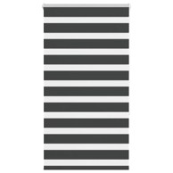 Zavjesa zebra crna 90x150 cm širina tkanine 85,9 cm poliester