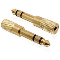 DELOCK Adapter, Stereo jack 6.35mm (M) na stereo jack 3.5mm (Ž) 3pin, metalni