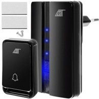 MALATEC Bežično zvono, 220V, 51 melodije, do 150 m, crne