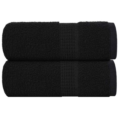 Ručnici za pranje Frogn, 2 kom., 30 × 30 cm, 360 g/m², crni