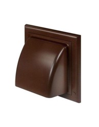 AWENTA Ventilacijska rešetka, KO100-30BR, smeđa, s klapnom