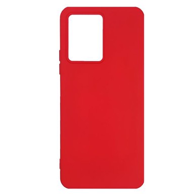 MAXMOBILE Maskica, Poco X7 Pro, Silicone Mikro, crvena