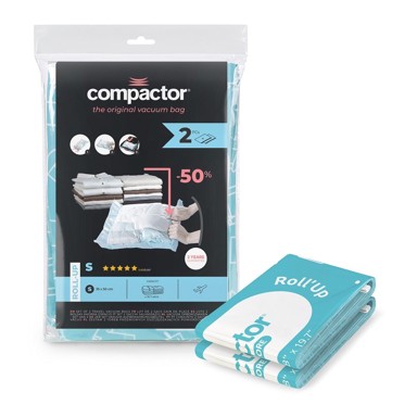 COMPACTOR Vakuum vrećice za odjeću u setu 2 kom, Roll Up S