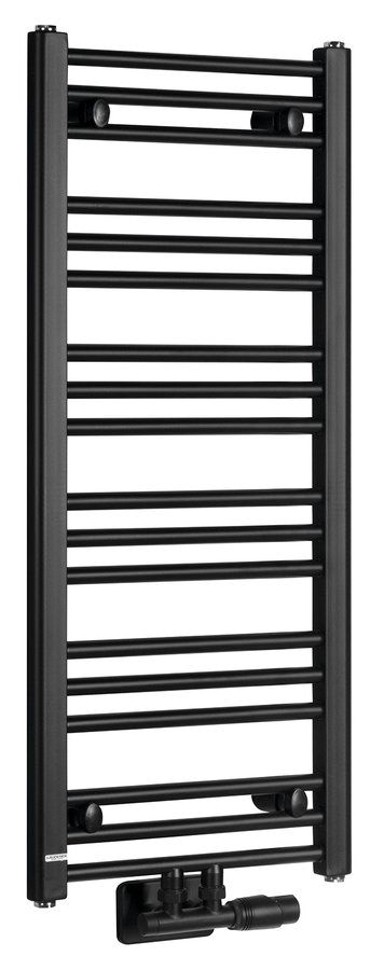 BRUCKNER Radijator ALBRECHT, 400 x 930 mm, središnji priključak, crni mat