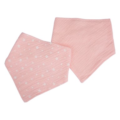 BEBE DOUCEUR Ružičasti podbraci u setu 2 kom od muslina 