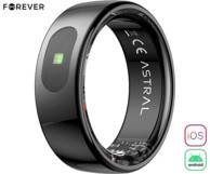 FOREVER Pametni prsten Astral SR-100, veličina 8, crna