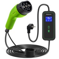 QOLTEC Mobilni EV punjač 2-u-1, tip 2, 3.5 kW, 230V