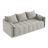 MAKAMII Svijetlo siva sklopiva/s prostorom za odlaganje sofa 225 cm Moku, 225x105x82 cm